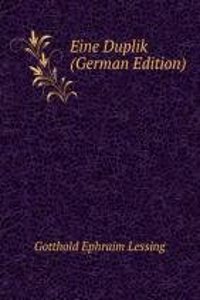 Eine Duplik (German Edition)