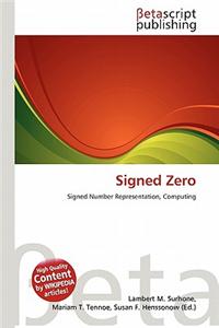Signed Zero