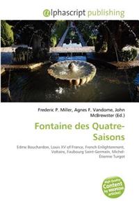 Fontaine Des Quatre-Saisons