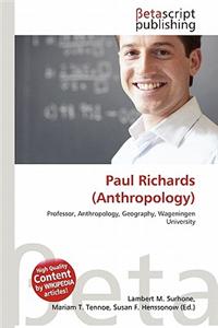 Paul Richards (Anthropology)