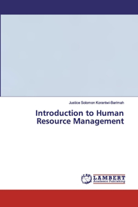 Introduction to Human Resource Management