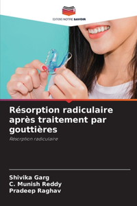 Résorption radiculaire après traitement par gouttières