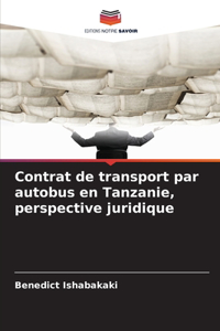 Contrat de transport par autobus en Tanzanie, perspective juridique