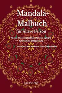 Mandala-Malbuch für Ältere Person