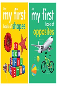 My First Board Book of Shapes and Opposites (Set of 2 Padded Board Books) (Cutout Books)