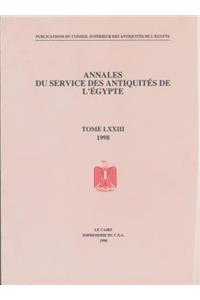 Annales Du Service Des Antiquités de l'Egypte