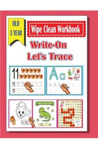 Wipe Clean Workbook Write-On Let's Trace