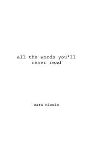 all the words you'll never read