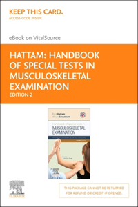 Handbook of Special Tests in Musculoskeletal Examination - Elsevier eBook on Vitalsource (Retail Access Card)