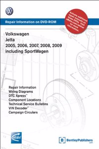 Volkswagen Jetta 2005, 2006, 2007, 2008, 2009: Repair Manual on DVD-ROM