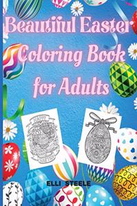Beautiful Easter Coloring Book for Adults