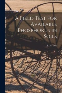 Field Test for Available Phosphorus in Soils