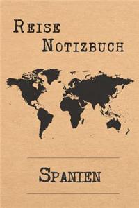 Reise Notizbuch Spanien