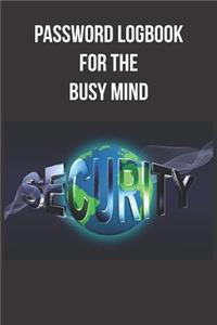 Password Logbook for the Busy Mind