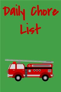 Daily Chore List