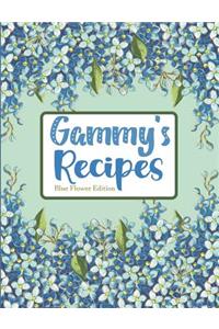 Gammy's Recipes Blue Flower Edition