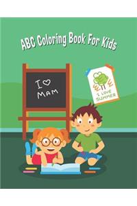 ABC Coloring Book for Kids