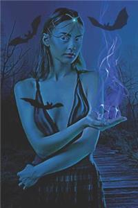 Gothic Witch with Bats