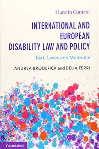 International and European Disability Law and Policy