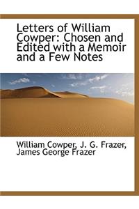 Letters of William Cowper