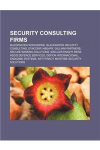 Security Consulting Firms