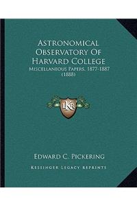 Astronomical Observatory of Harvard College