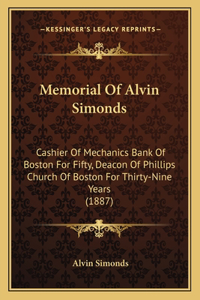 Memorial Of Alvin Simonds