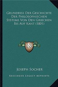 Grundriss Der Geschichte Der Philosophischen Systeme Von Den Griechen Bis Auf Kant (1801)