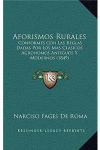 Aforismos Rurales