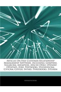 Articles on Free Customer Relationship Management Software, Including
