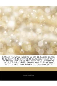 Articles on 7.92 MM Firearms, Including