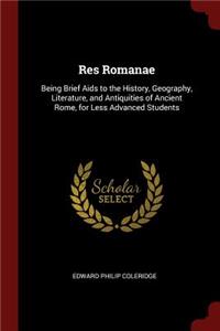 Res Romanae