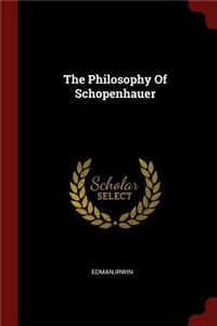Philosophy Of Schopenhauer
