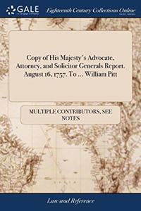 COPY OF HIS MAJESTY'S ADVOCATE, ATTORNEY