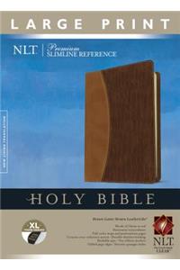 NLT Premium Slimline Reference Bible, Large Print, Indexed