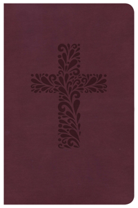 CSB Pocket Gift Bible, Burgundy Leathertouch