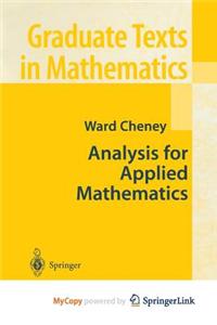 Analysis for Applied Mathematics