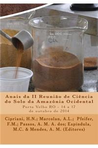 Anais da II Reunião de Ciência do Solo da Amazônia Ocidental