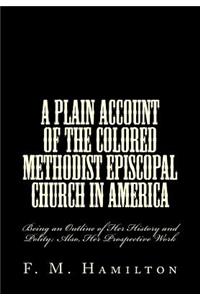 Plain Account of the Colored Methodist Episcopal Church in America: Being an Outline of Her History and Polity; Also, Her Prospective Work