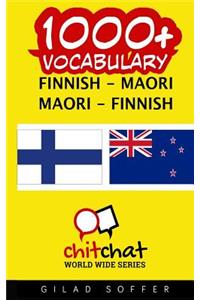 1000+ Finnish - Maori Maori - Finnish Vocabulary