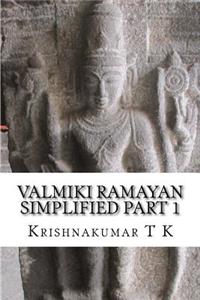 Valmiki Ramayan Simplified Part 1