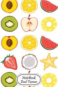 Notebook Journal Dot-Grid, Graph, Lined, Blank No Lined: Tropical Fruit: Small Pocket Notebook Journal Diary, 120 Pages, 5.5- X 8.5- (Blank Notebook J