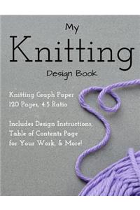 Knitting Design Graph Paper Book 4