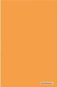 Classic Mole Notebook - Soild Orange Cover