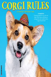 Corgi Rules 2023 Wall Calendar