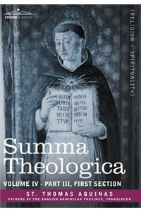 Summa Theologica, Volume 4 (Part III, First Section)