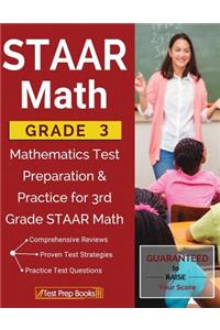 Staar Math Grade 3: Mathematics Test Preparation & Practice for 3rd Grade Staar Math