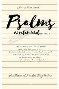 Psalms Continued