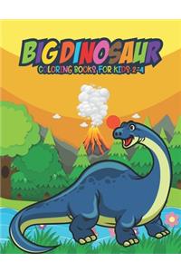 Big Dinosaur Coloring Books for Kids 2-4