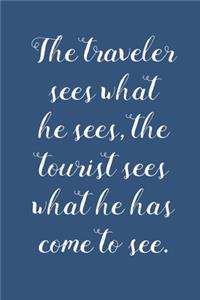 The Traveler Sees What